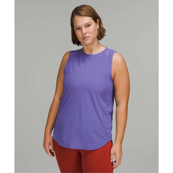 Lululemon Sculpt Tank Top Charged Indigo Purple size M 6 8 - Picture 1 of 7